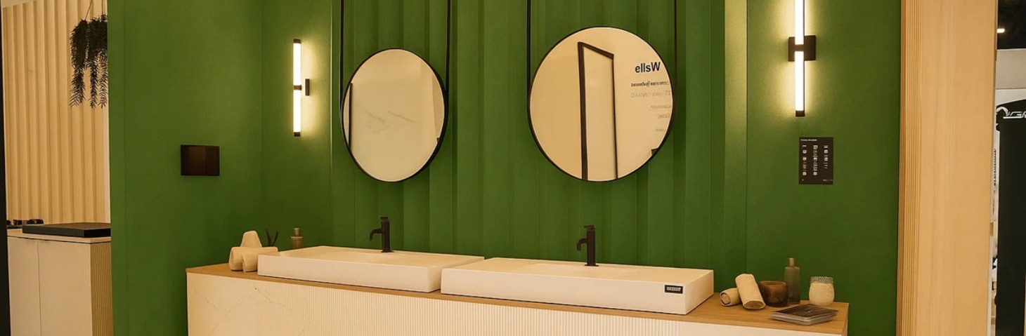 Minimal open bathroom