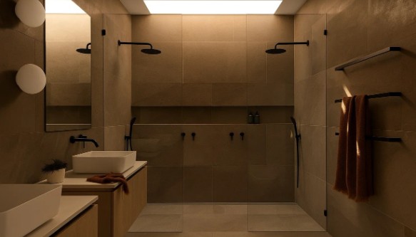 Smart shower drainage design