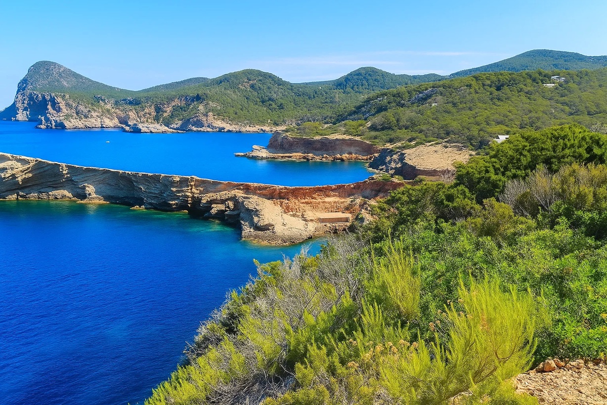 Ibiza coastline