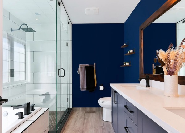 Hotel bathroom concept