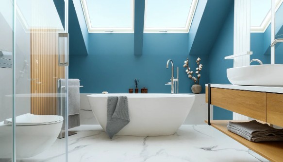 Heated bathroom flooring