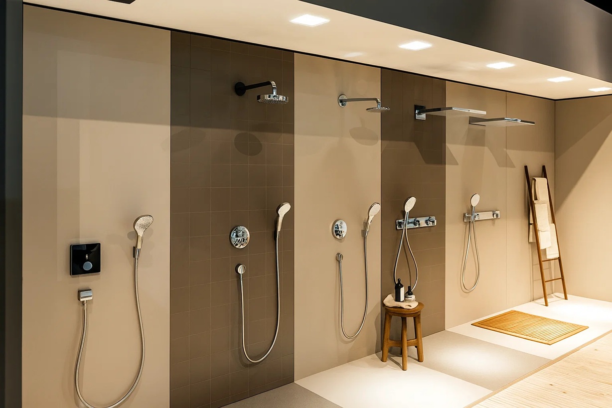 Clean modular shower system