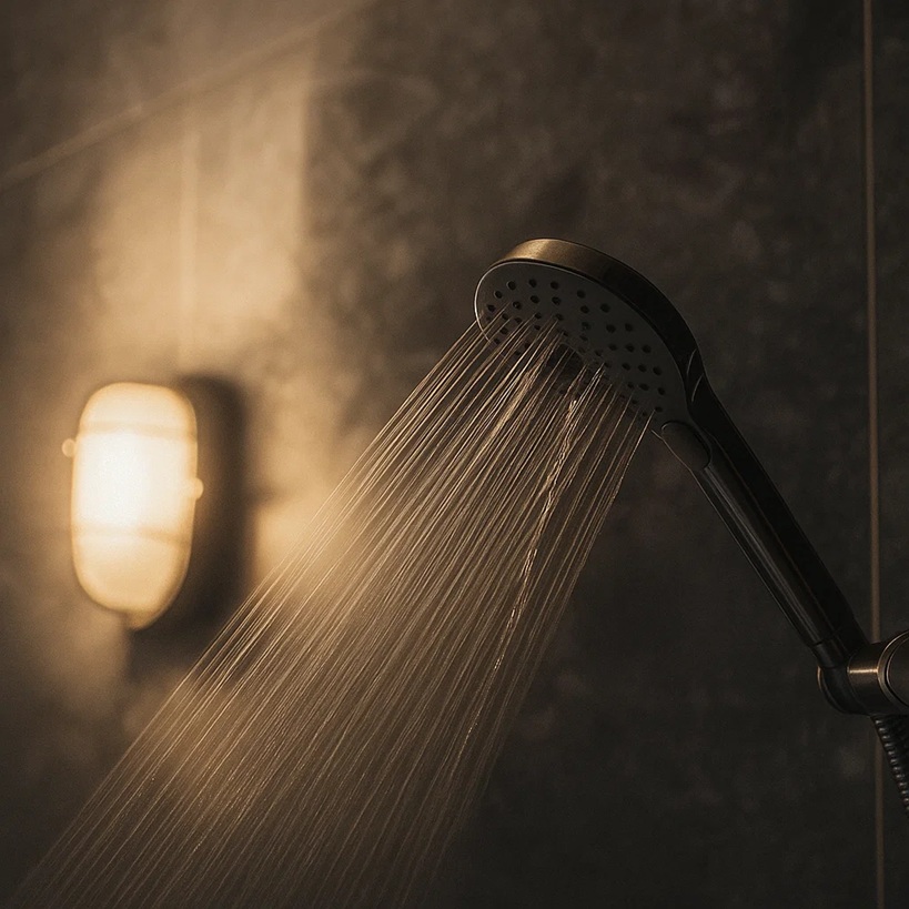 Shower close-up