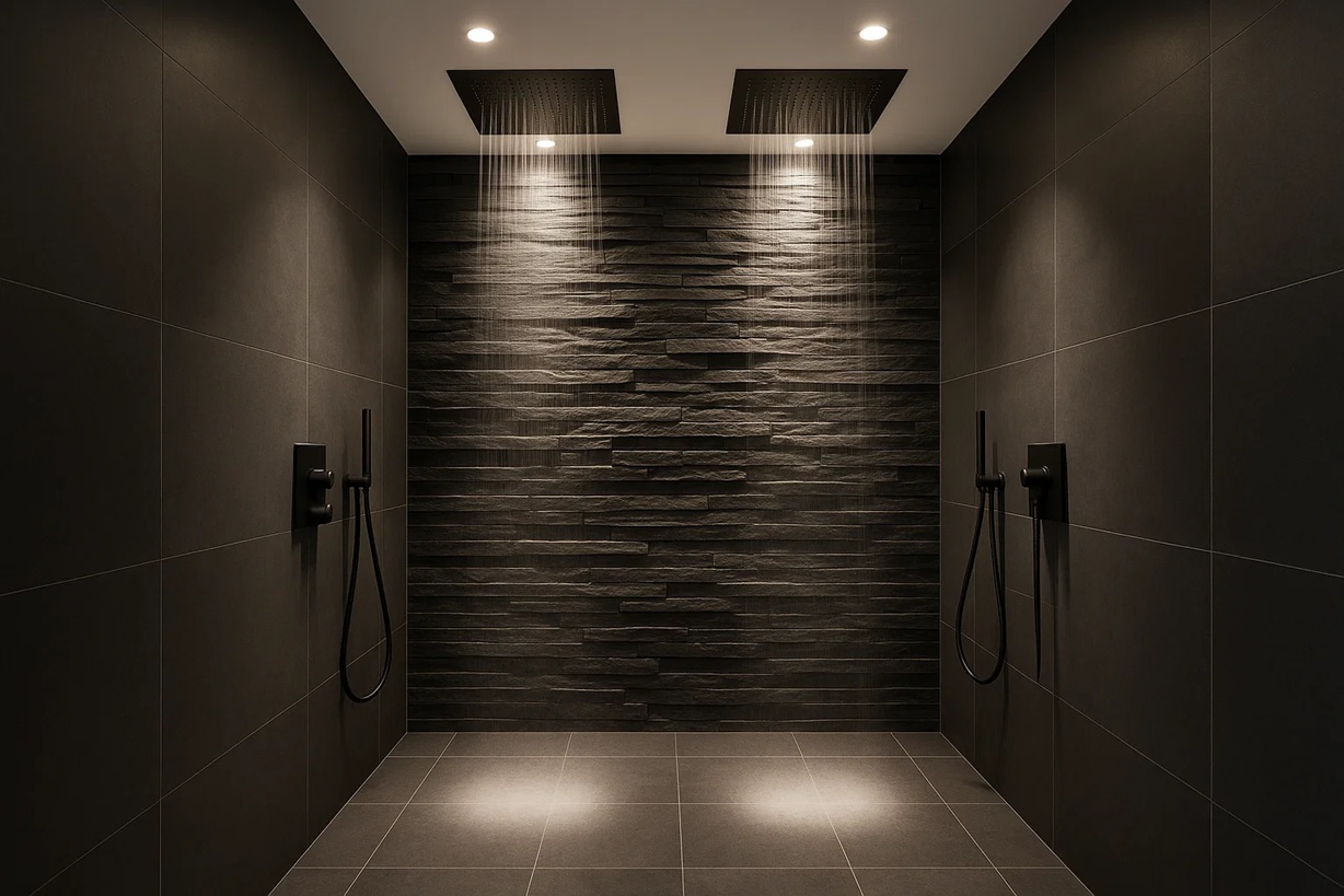 Modern shower design
