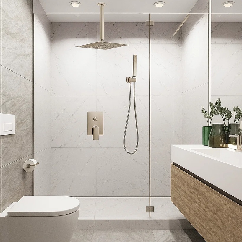 Polished nickel fixtures