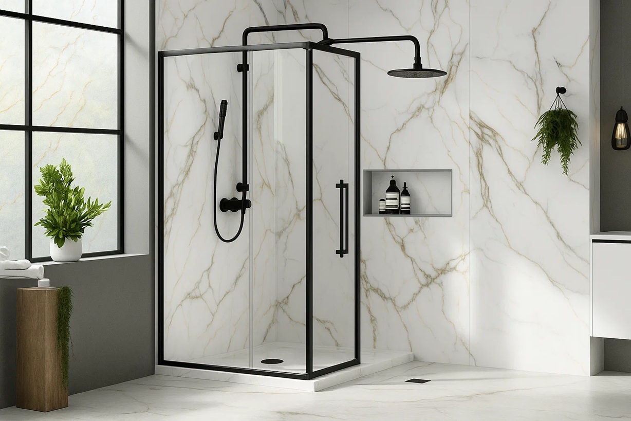 Calacatta marble detail