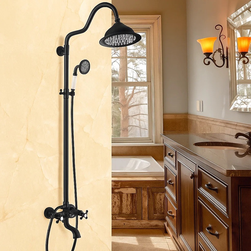 Brass and Matte Fixtures