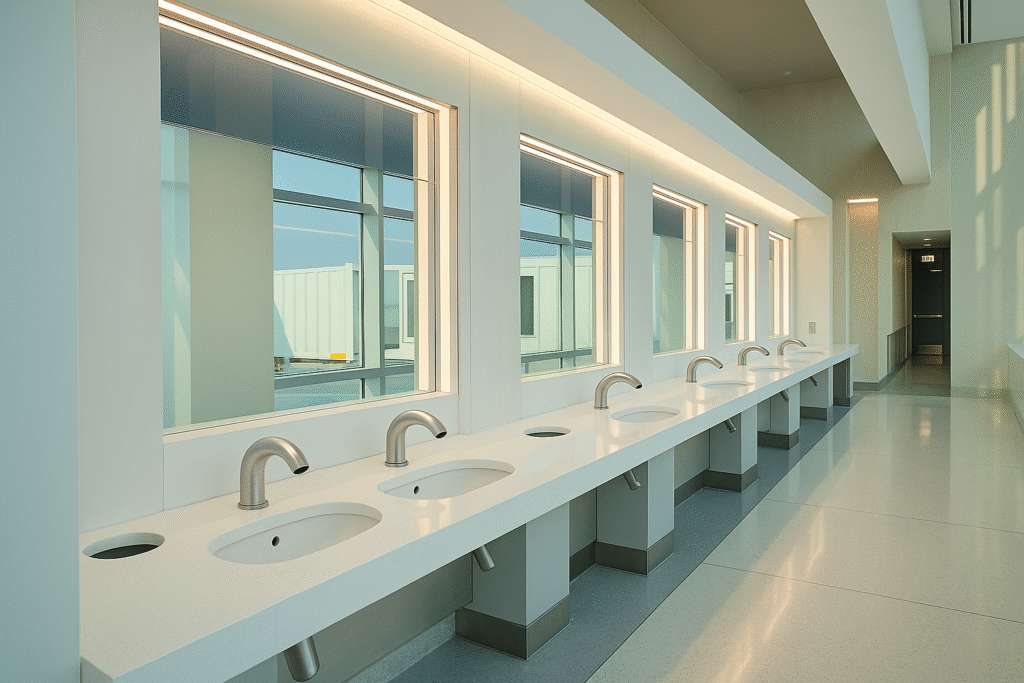 Fontana spa smart shower system with multiple functions