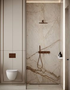 Large open shower concept with overhead shower and bench