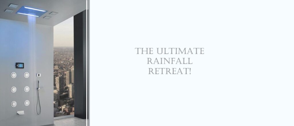 Ultimate rainfall retreat spa shower inspiration