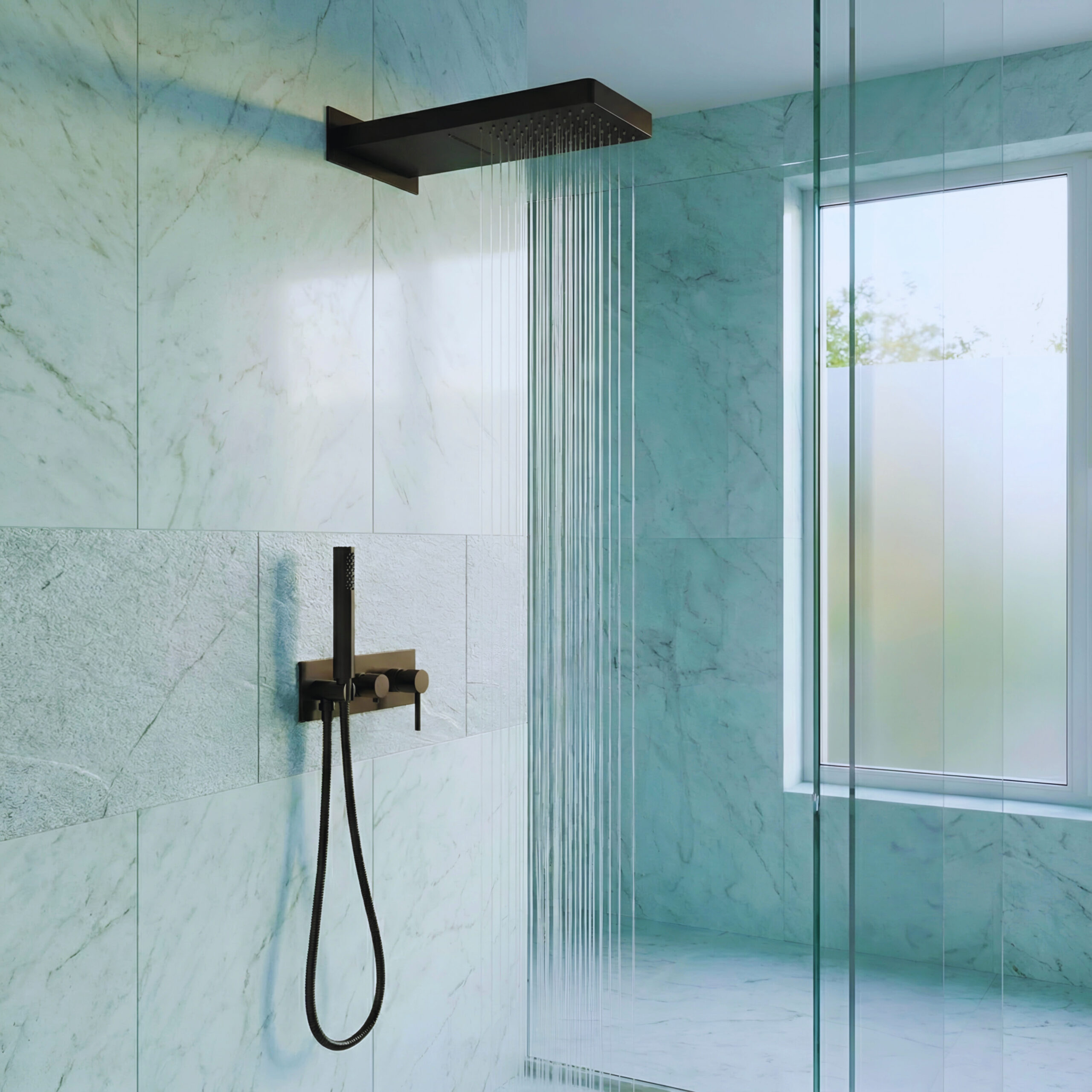 Resort shower design inspiration with Mediterranean style for Six Senses Ibiza research example
