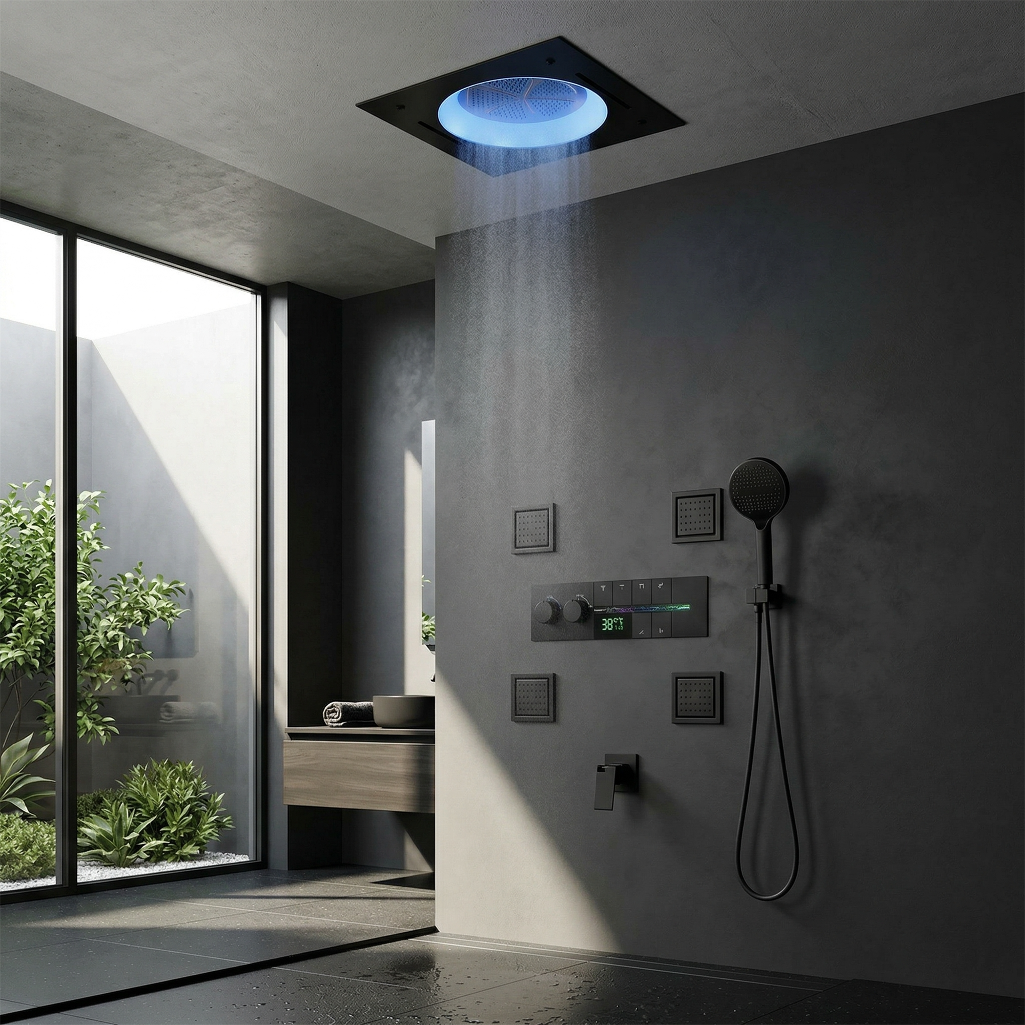 Hospitality Showers website identity and privacy notice illustration