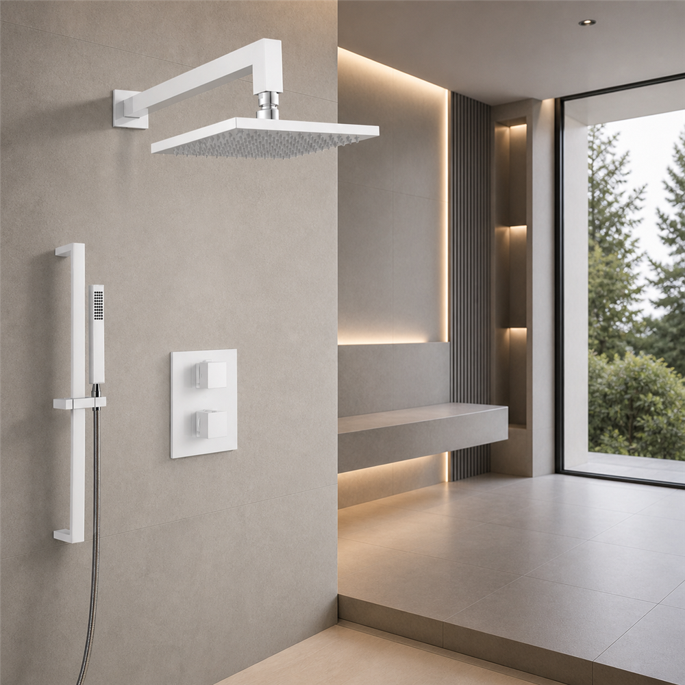 Hospitality Showers privacy policy page with secure website data protection concept