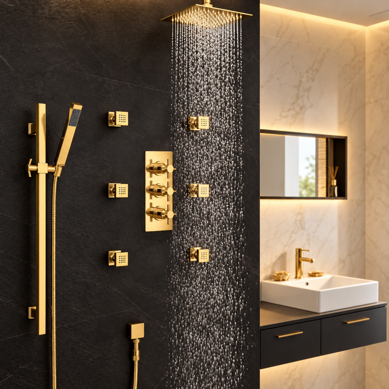 Commercial shower inspiration for hospitality amenity and support spaces